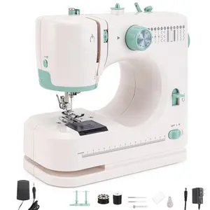 WINB Sewing & Quilting Machine with 12 Built-in Stitches – Lightweight Portable Free Arm Design for Mending Clothes, DIY Quilting, and Small Projects | Beginner-Friendly Home Sewing Kit