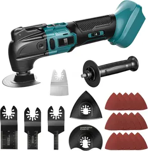 Cordless Oscillating Tool Compatible with Makita , Brushless- Tool with Auxiliary Handle, Oscillating Multi-Tool for Scraping, Sanding, ( Not Included)