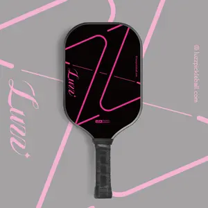 Luzzpickleball ZZ Attack Paddle(16mm)T700 Carbon Friction Surface|Thermoformed carbon fiber