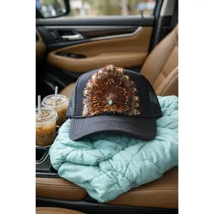 FEATHER TRUCKER HATS