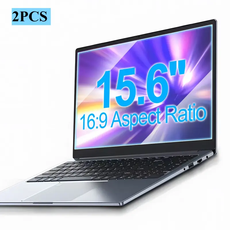 2pcs 15.6 Inch Laptop A Grade Screen Protector Matte Anti Glare Scratch Resistant Compatible with Many Models Enhance Display Clarity Computer