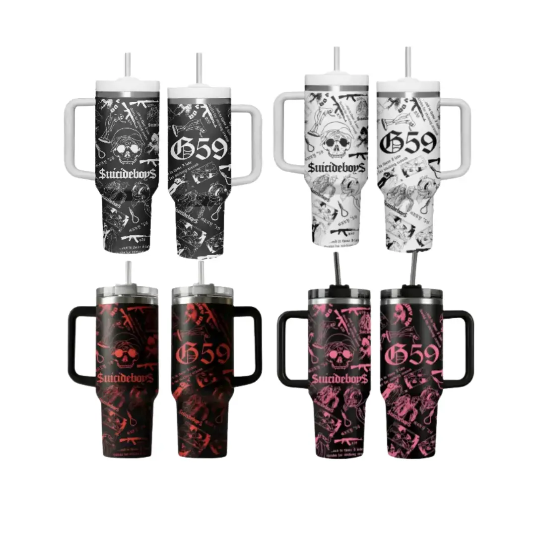 Inspired $uicideboy$ Tumbler 40oz , Hip Hop Style Stainless Steel Tumbler, Travel Mug Gift