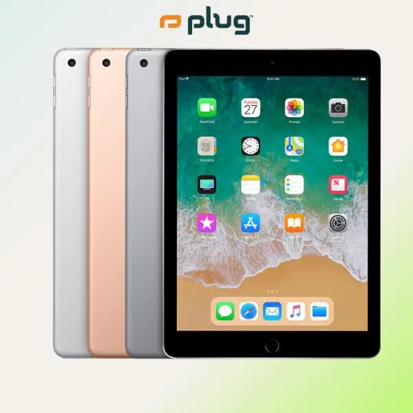Refurbished iPad 6 9.7" (WiFi) - Good Condition 1-year warranty by Plug Refurbished iPad 6 9.7" (WiFi) - Good Condition 1-year warranty by Plug