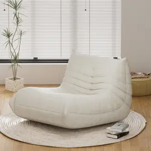Bean Bag Chair for Adults, Oversized Fireside Chair Comfy Lazy Floor Sofa, Single Seat Sofa Couch Memory Foam Bean Bag Sofa for Living Room, Bedroom Apartment Office