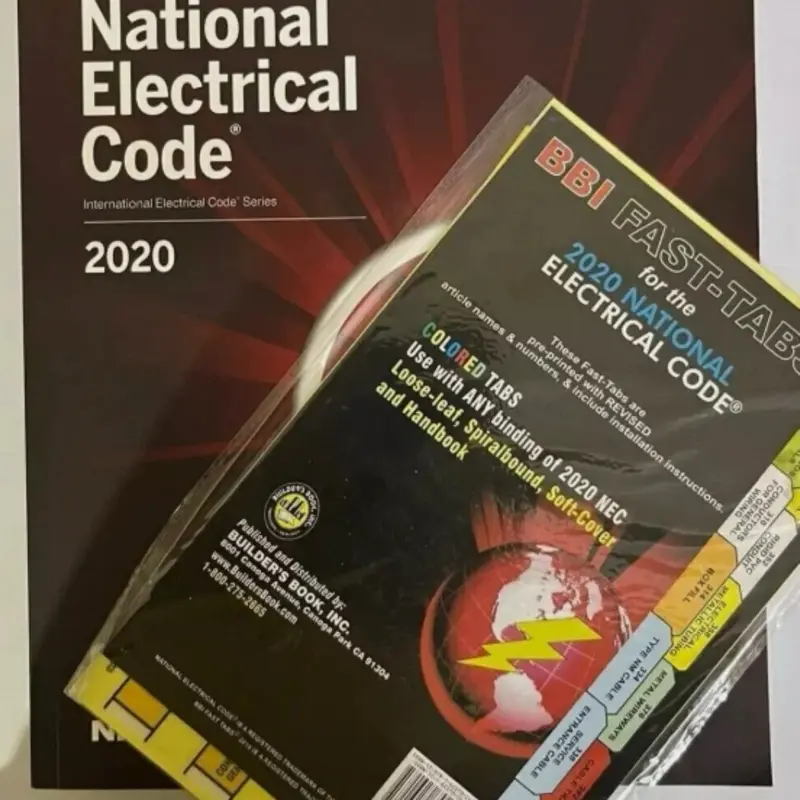NFPA 70 NEC 2020 National Electrical Code English Paperback Textbook - BBI Fast-Tabs Included for Easy Navigation, Quick Reference