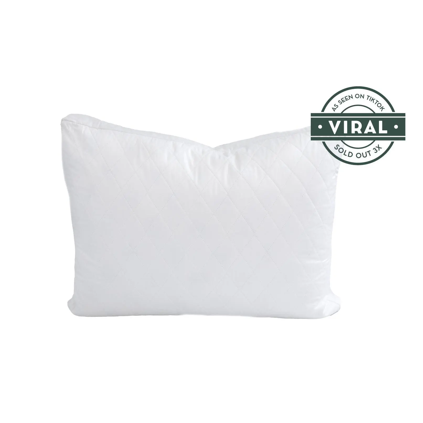Beddy's Adjustable Comfort Pillow - Quilted Cotton Cover, 2 Sizes (Standard, King), 3 Zip-in Customizable Weight Inserts, Adjustable Firmness, Easy Setup, Machine Washable for Personalized Sleep Support