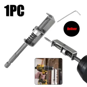 Spring Loaded Anti-Fall Screwdriver Head Holder, Ergonomic Single Hand Operation, Automatic Retractable Mechanism, Tool