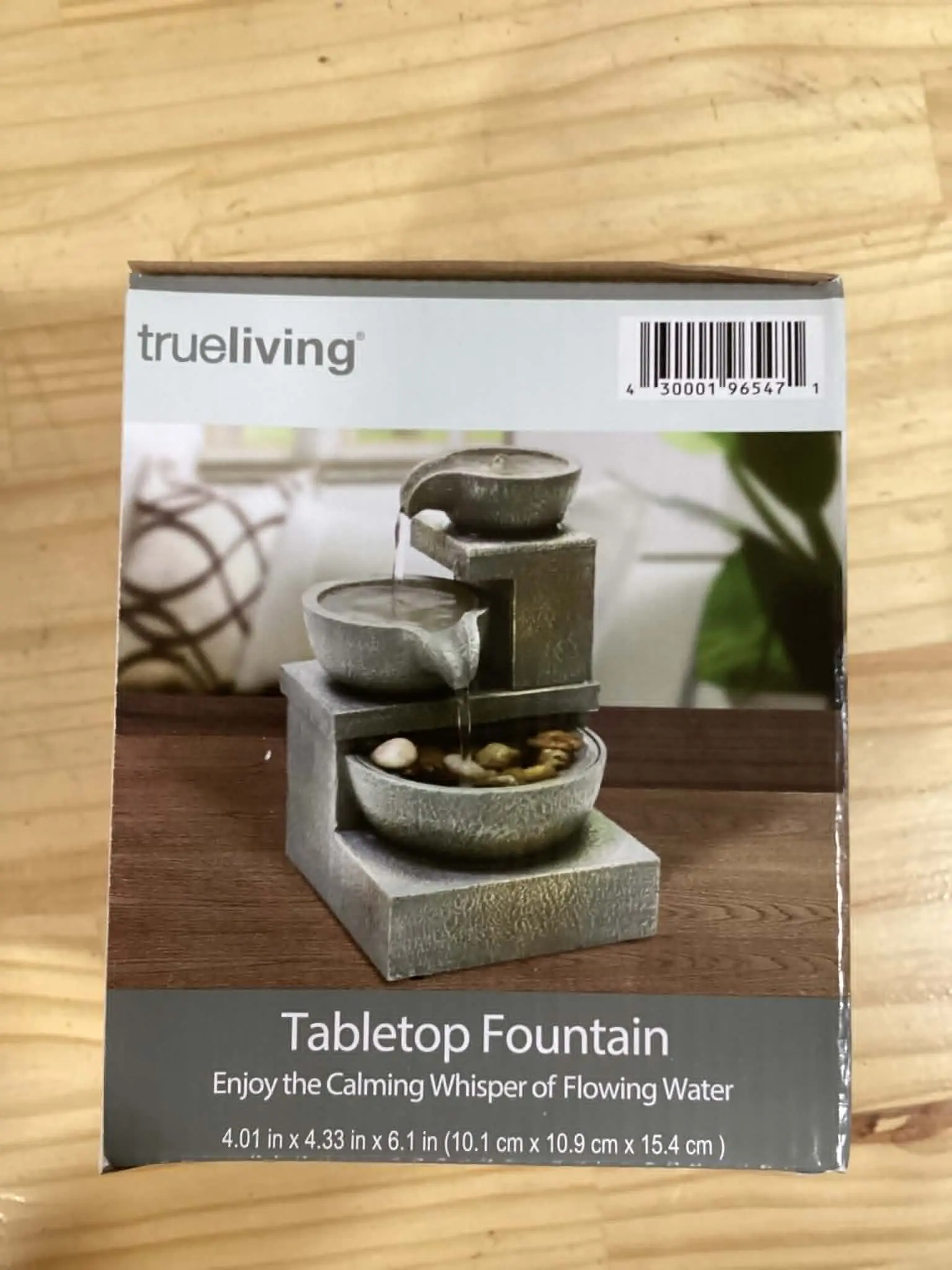 Gray Bowl Tabletop Fountain