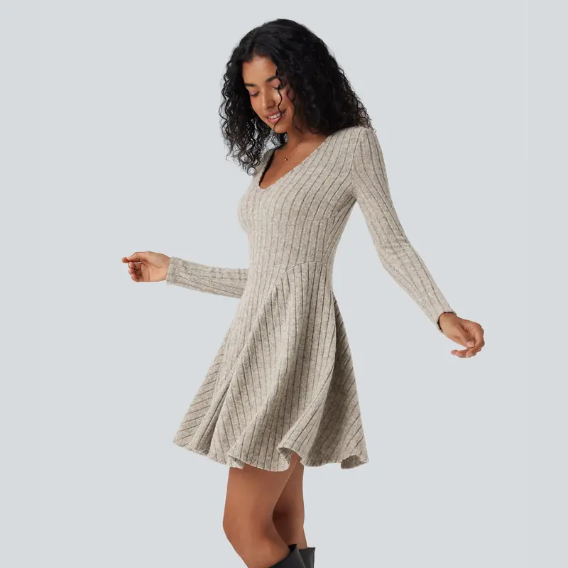green emerald velvet dress Women's Fit and Flare Sweater Dress Warm Winter Cable Knit Slim Fit Tunic  Sweater Beige S : Amazon.ca: Clothing, Shoes & Accessories