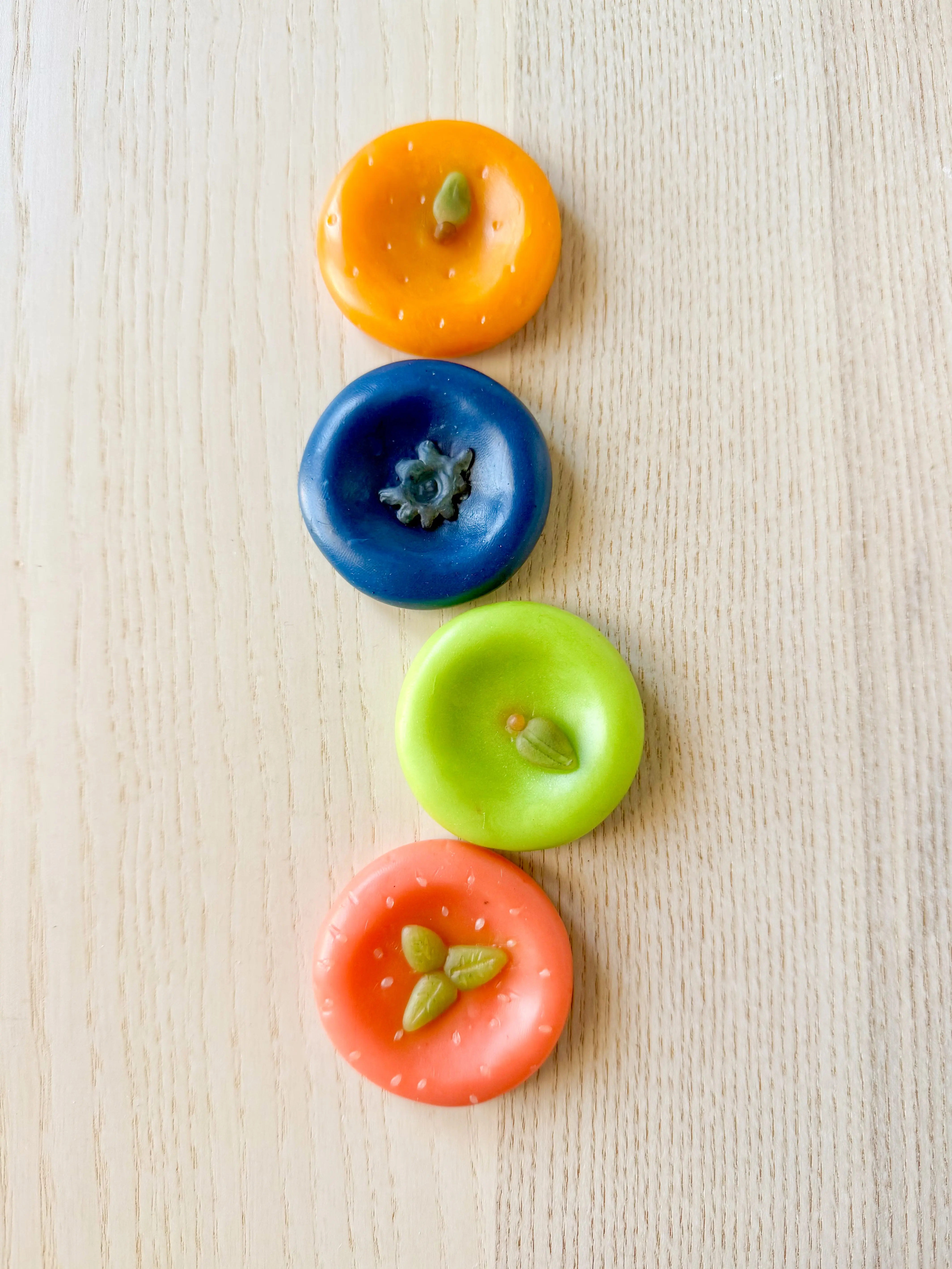 Fruit Worry Stones