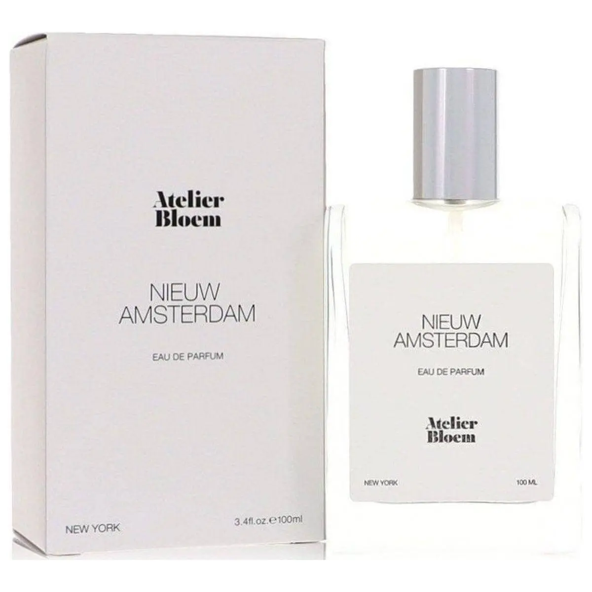 Atelier Cologne Nieuw Amsterdam Unisex Eau de Parfum - Rose Geranium & Agarwood (Oud), Floral Scents with Woody Musk, 3.4 fl oz