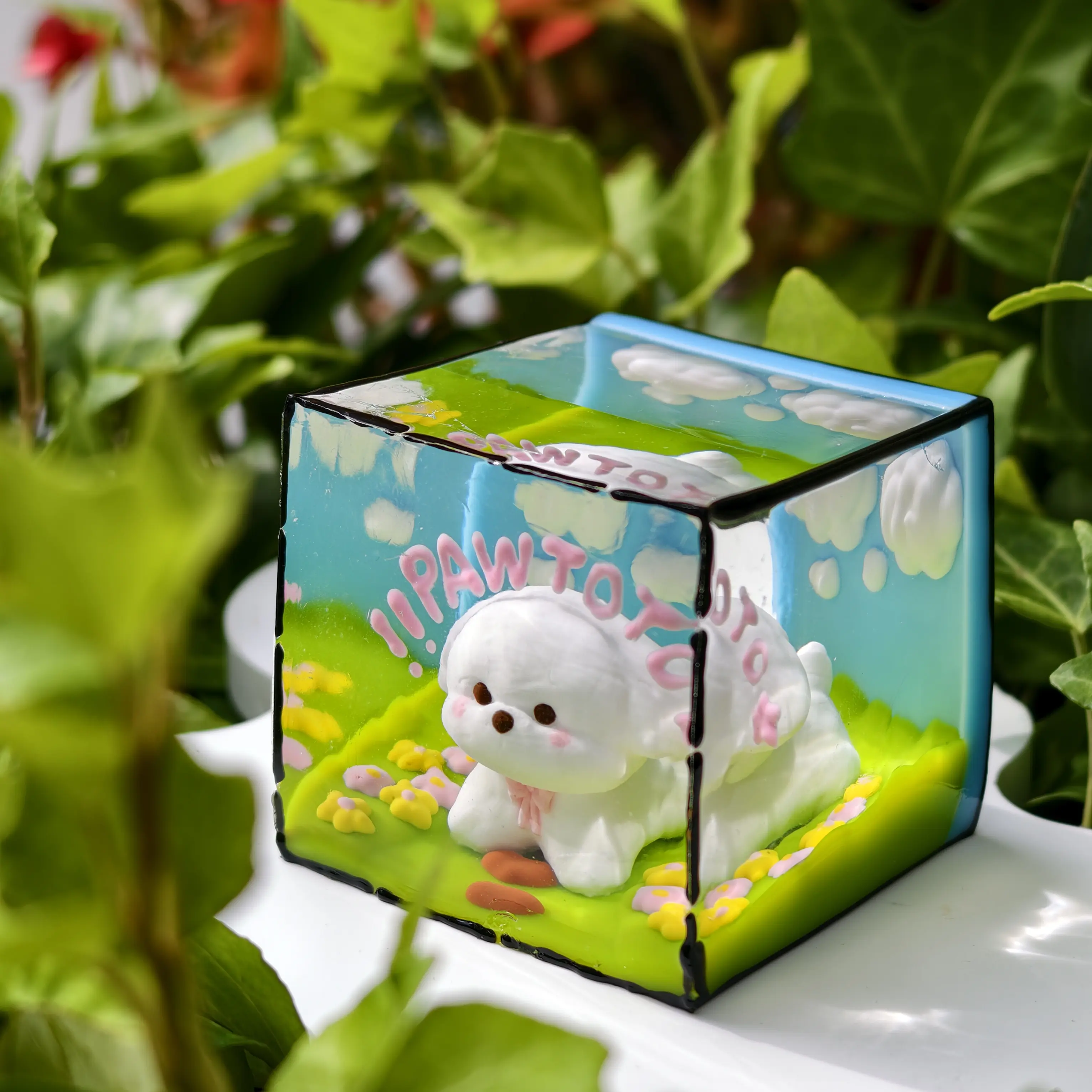 Pawtoto Outlined Puppy Scenery Series Sensory Toy, Stress Relief Toy, Fidget Toy, Creative Activity Gift for Teens & Adults