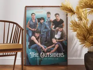 The Outsiders Poster, Retro Movie, Vintage Film, Matt Dillon, Ralph Macchio