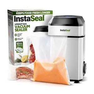 Bell & Howell InstaSeal Upright Bag Vacuum Sealer w/ Storage Bags