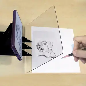 AuroraHaven Optical drawing board, portable optical wiring board, image layout, drawing projector, optical copy pad, easy to track drawing tool Art Supplies.