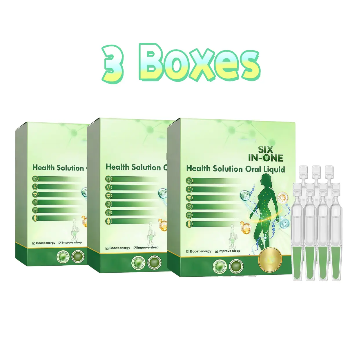 Health oral liquid, formulated with green tea extract and moringa seed extract, helps support gut health and overall balance. With multiple benefits in one, it’s perfect for everyday use and easy to carry with you,7 Sticks Per Box