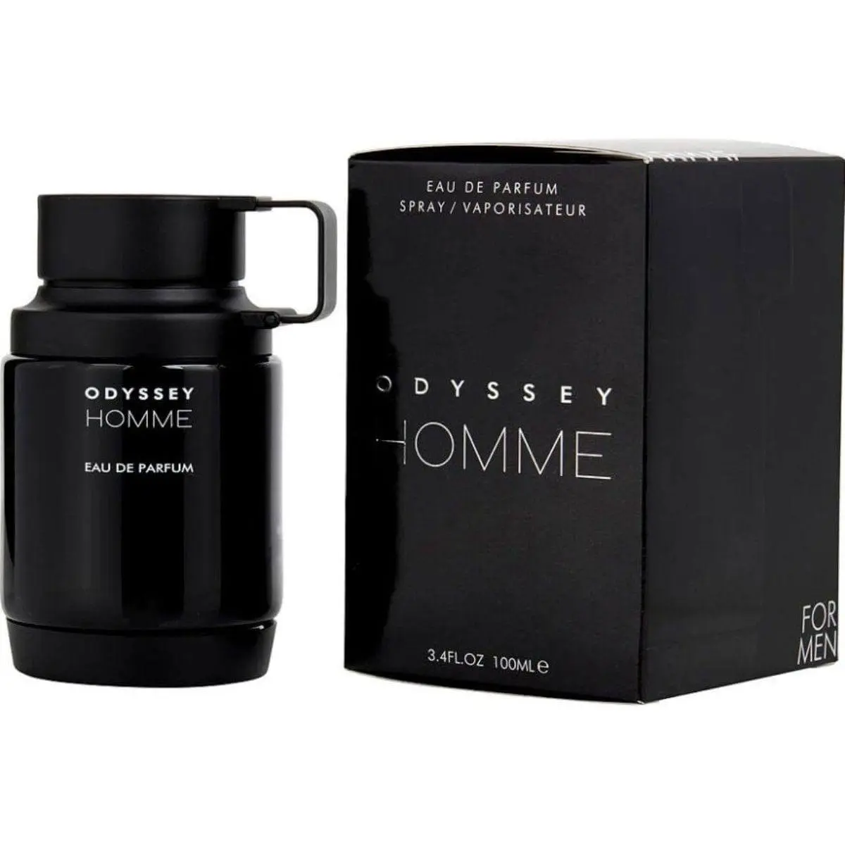 Armaf Odyssey Homme EDP Packaged Men's Fragrance - 3.4 fl oz New Packaging, Aesthetic Luxury-Themed Multi-Scent Perfume-Inspired Warm Fragrance with Amber Vanilla, Spicy Leather Notes, Aesthetic Men's Fragrance