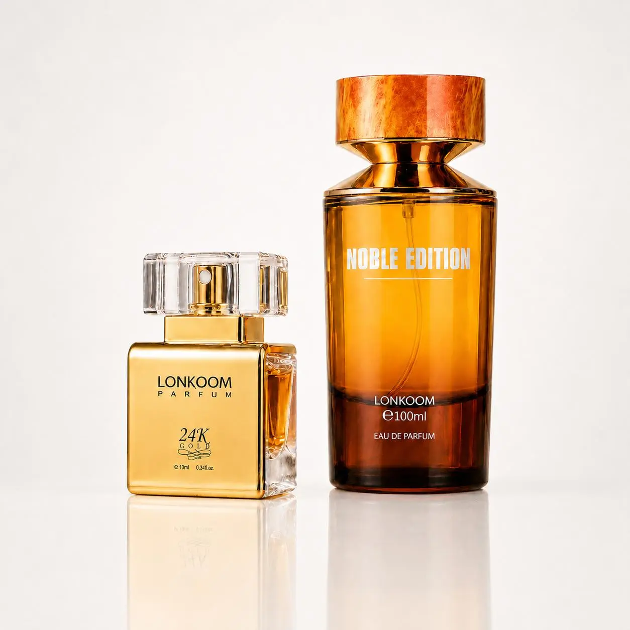 Noble Edition Perfume & 24K Gold Mini Travel Set for Women, 100mL + 10mL | Floral Gourmand Fragrance Collection