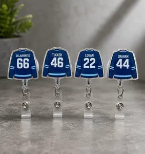 Off Campus Badge Reel, Off Campus Series Merch Badge Holder, Retractable ID Holder, Nurse Badge Reel, Coworker Gift, Hockey Romance Gifts