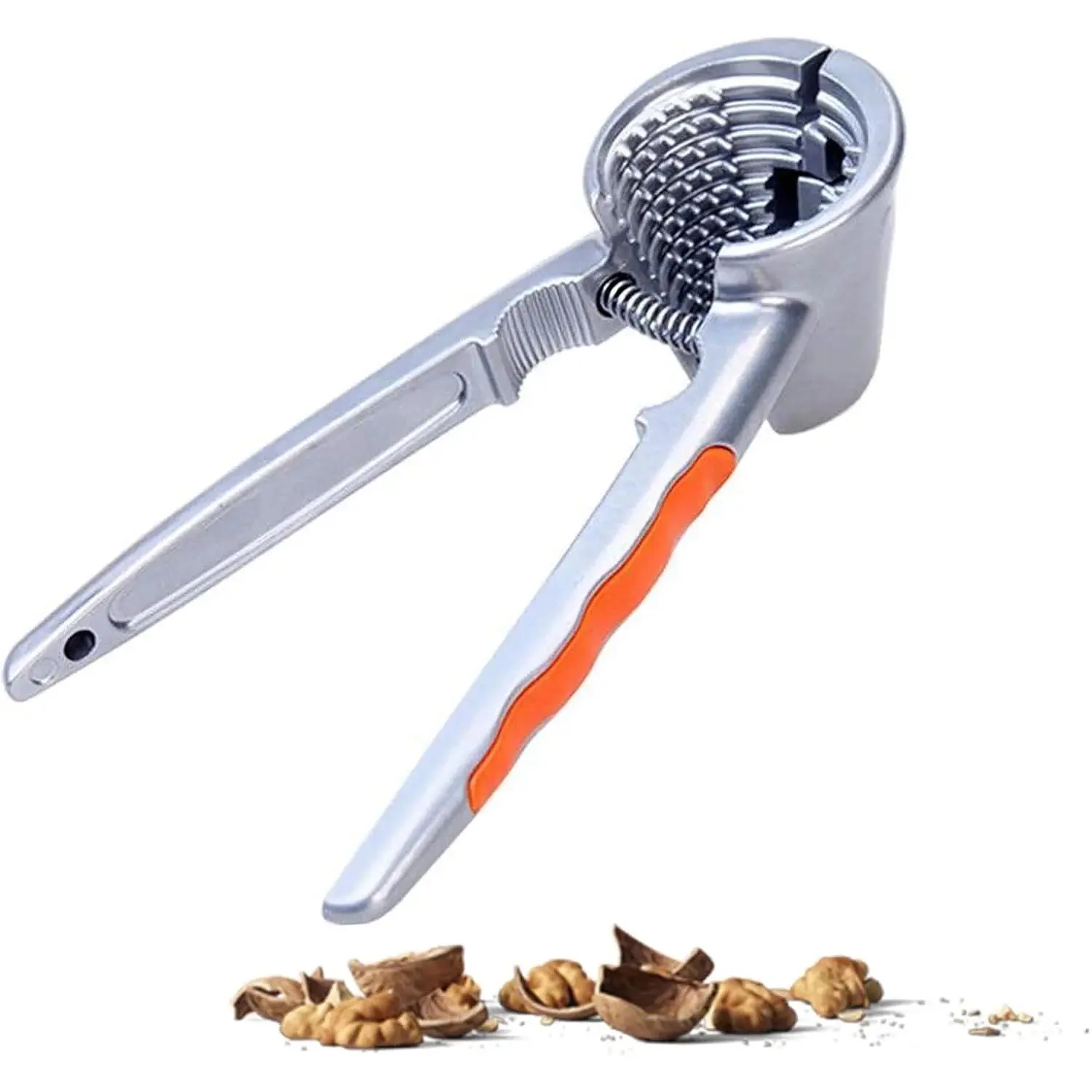 1 Pack Nut Crackers for All Nuts Heavy Duty Walnut Cracker with Non-Slip Handle Pecan Crackers Tools Funnel Walnut Pliers Nutcracker Pecan Walnut Plier Clip Tool, Sturdy, Utensils summerwins,