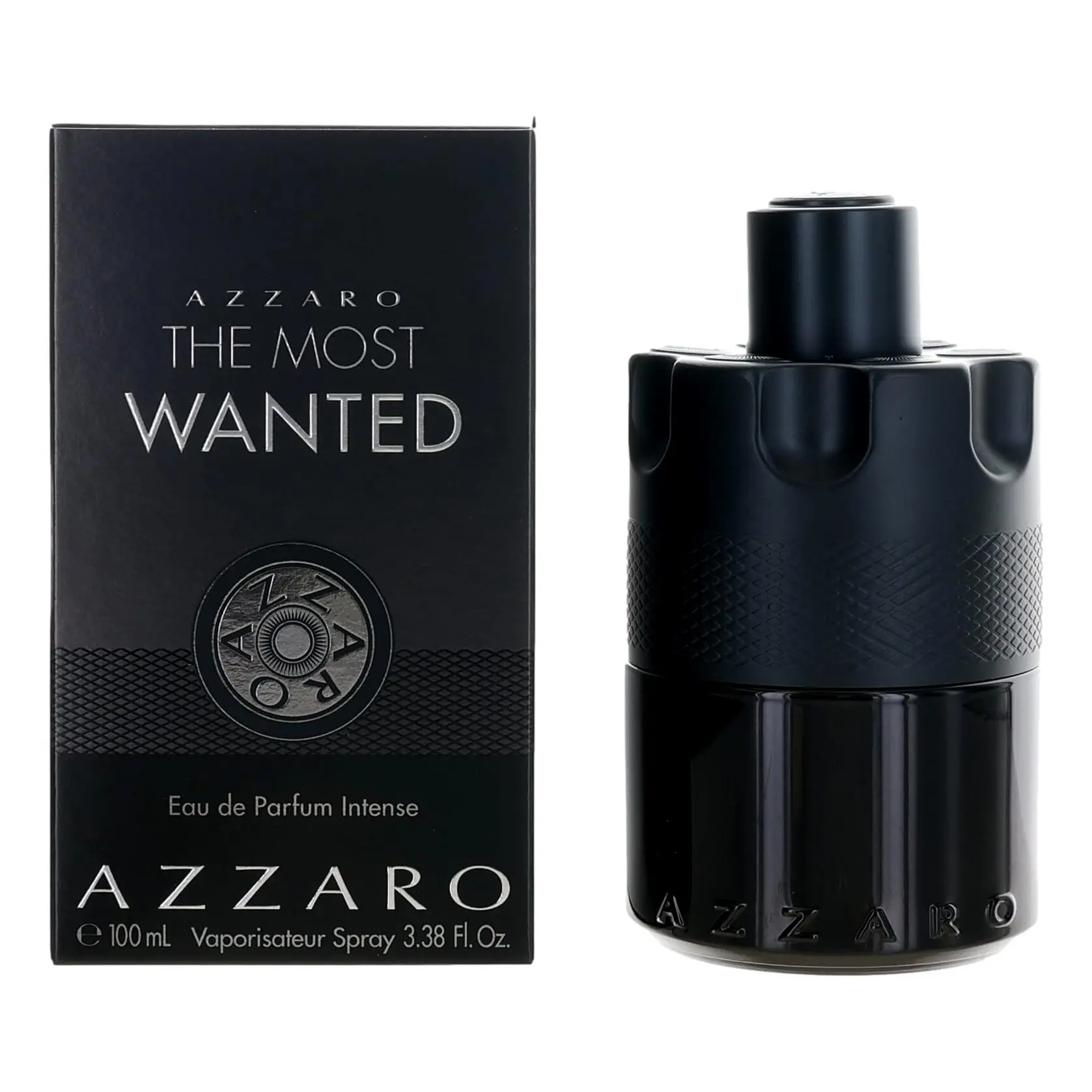 Men's Azzaro The Most Wanted Masculine EDP Perfume - 3.3 oz Intense Spray, Gifts for Him, with Ginger, Vanilla, Wood Notes, Fragrances for Men, Perfumes