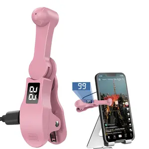 Auto Clicker for Phone, Physical Screen Tapper Device - Adjustable Speed Turbo Mode for Android iOS Mobile Gaming, TikTok Live Stream Likes, Reading Automation, Social Media Bot. No App Needed, Portable USB Accessory.