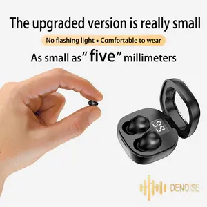 Ultra-Small Sleep Wireless Earbuds, Bluetooth 5.3, Mini Invisible, Sleep Noise Cancelling, Waterproof, Comfortable Wireless Sleep Headphones,In ear Mini Headset,Skin Tone