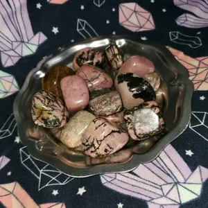 Rhodonite Crystal for Emotional Balancing and Love