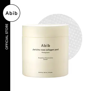 [Abib Official] Abib Jericho Rose Collagen Pad Firming Touch - Milky Toner Pads for Skin Firming with 6 peptide Collagen, Ceramide, Panthenol, Bifida