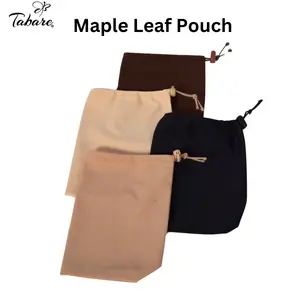 Maple Leaf Modesty Pouch for Men Tanning Photography Movies Modesty Pouch for Male Parts Quality 4 Way Stretch Fabric