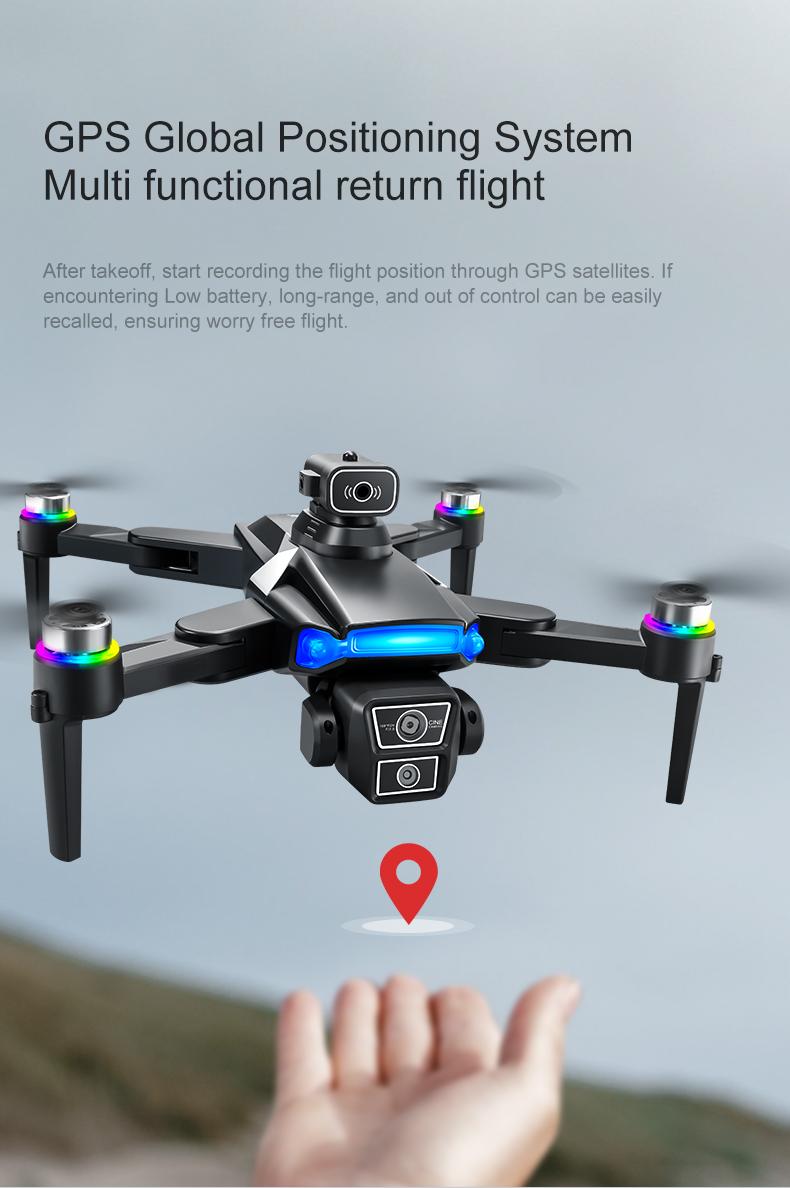YCMDCGIE 4K GPS Drone with 4.5" Screen Remote - AI Obstacle Avoidance, 40 Min Flight (2 Batteries), 3300ft Range, Brushless Motor Professional Quadcopter