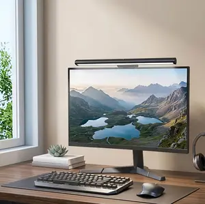 LED Monitor Light Bar for Computer Screen - USB-Powered Eye-Care Desk Lamp, 3 Color Modes, Stepless Dimming, Adjustable RGB, Vibrant Effects, Home Office Decorative Accessory
