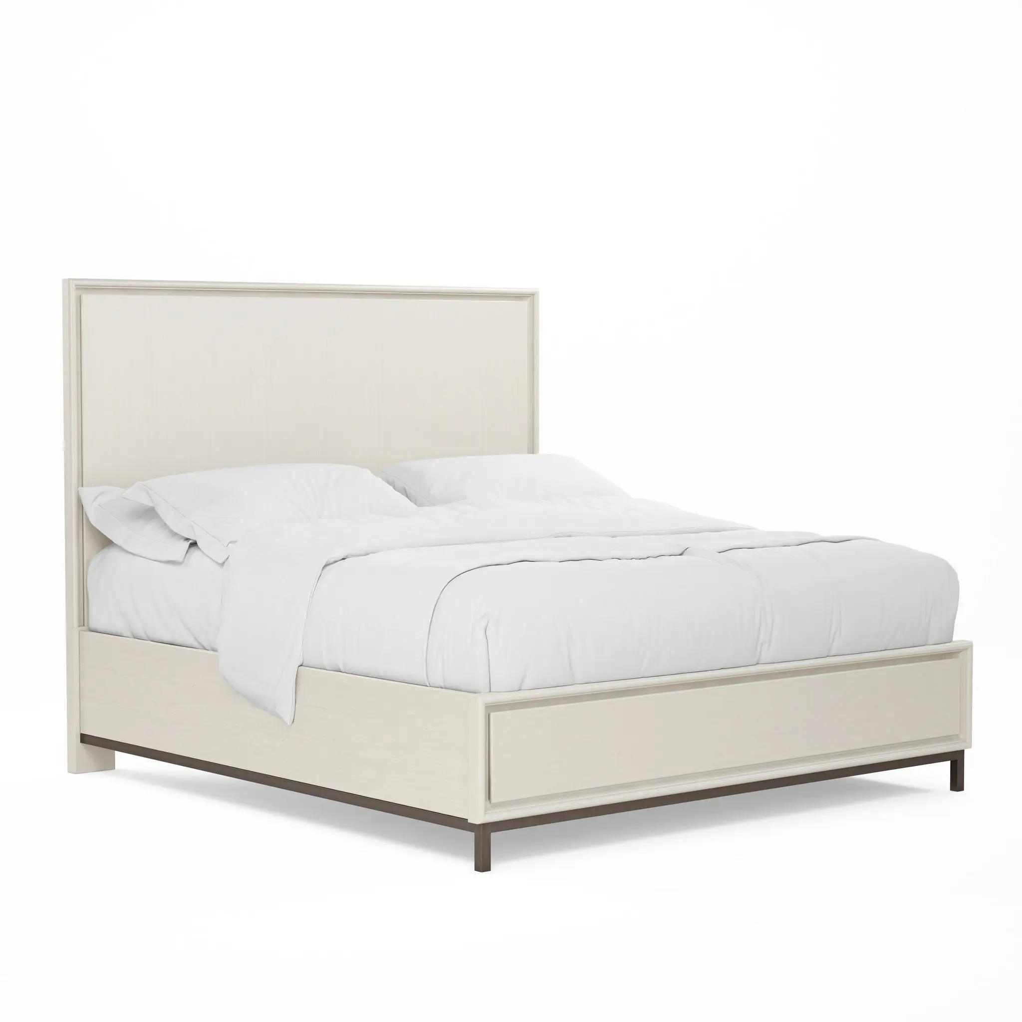 A.R.T. Furniture Blanc California King Panel Bed In White 289137-1040