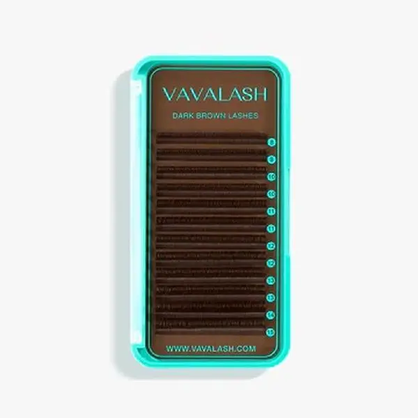 0.15MM Premium Dark Brown Colored Volume Eyelash Extensions