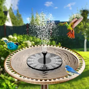 AISITIN Bird Bath Fountain For Garden/Outside, Outdoor Resin Decoration Bird Bath, Garden/Balcony Decor,Bird Drink Area, Vintage Yard Statue