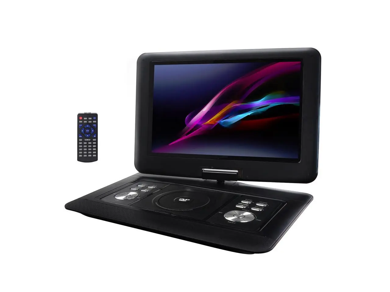 Trexonic TRX-1580 14.1 Inches Portable DVD Player with TFT-LCD Screen & USB, SD & AV Inputs