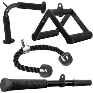 Cable Machine Attachment Set LAT Pulldown Attachments Weight Machine Accessories for Home Gym