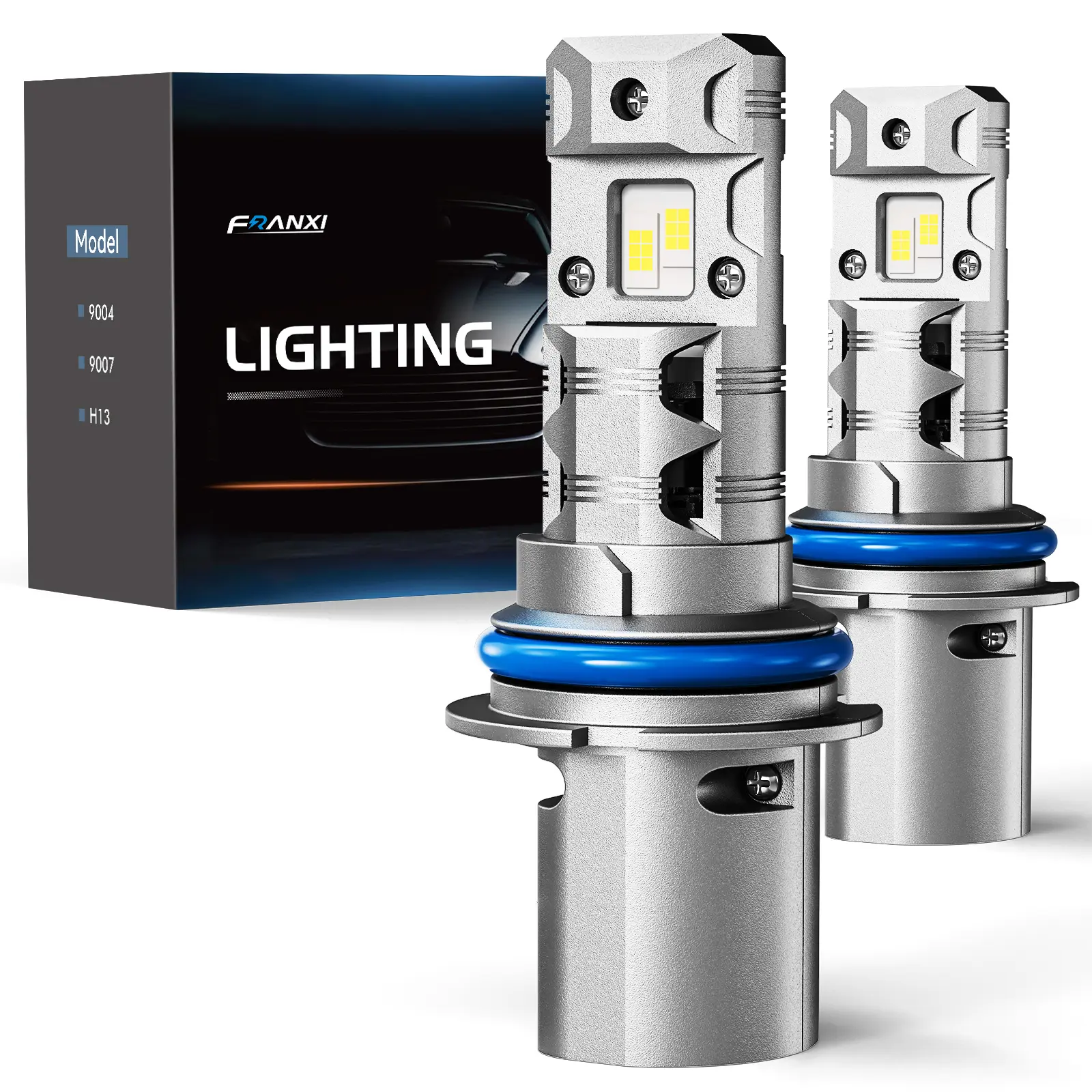 FRANXI Store 9007 HB5 LED Headlight Bulbs High Low Beam For 1994 1995 1996 1997 1998 1999 2000 2001 2002 2003 2004 Ford Mustang SN95 Plug&Play 6000K