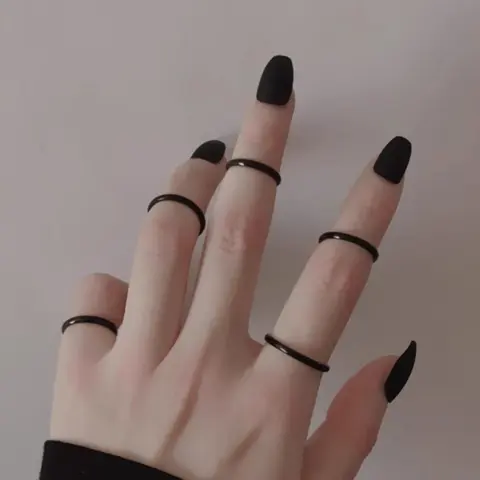 Street Trend Minimalist Rings for Women, 5pcs/set Dainty Stacking Rings Fashion Stackable Rings Trendy Matching Stackable Rings Stackable Finger Rings Ring Stack, Chic Retro Jewelry As Birthday Gift for Girlfriend