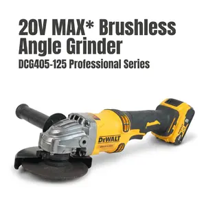 Dewalt DCG405-125 Multifunctional Surface Machining Tool Widely Utilized In Metal Processing Renovation Projects And On Site Fabrication Possesses Reasonable Outer Size And Reliable Long Term Operational Stability