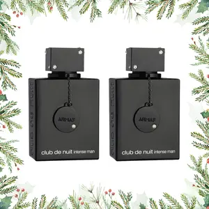 [HOLIDAY BUNDLE] Armaf Club de Nuit Intense Men Eau De Toilette Spray 3.6 oz (2 Pack) | Long Lasting Woody Citrus Scent for Him