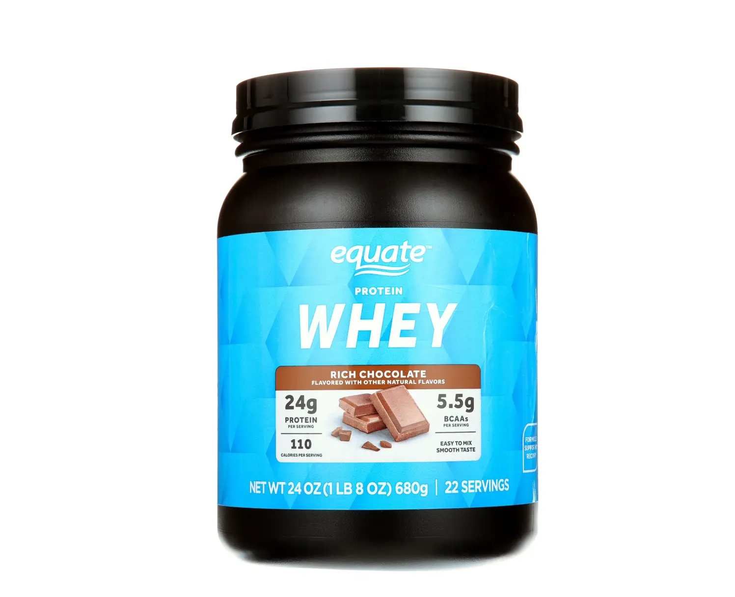 Equate Whey Protein Powder, Rich Chocolate, 24 oz