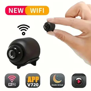 X5 Wireless Home Security Camera – 720P HD WiFi Indoor/Outdoor Camera with Magnetic Mount, USB Power, Built-in Battery, Motion Detection