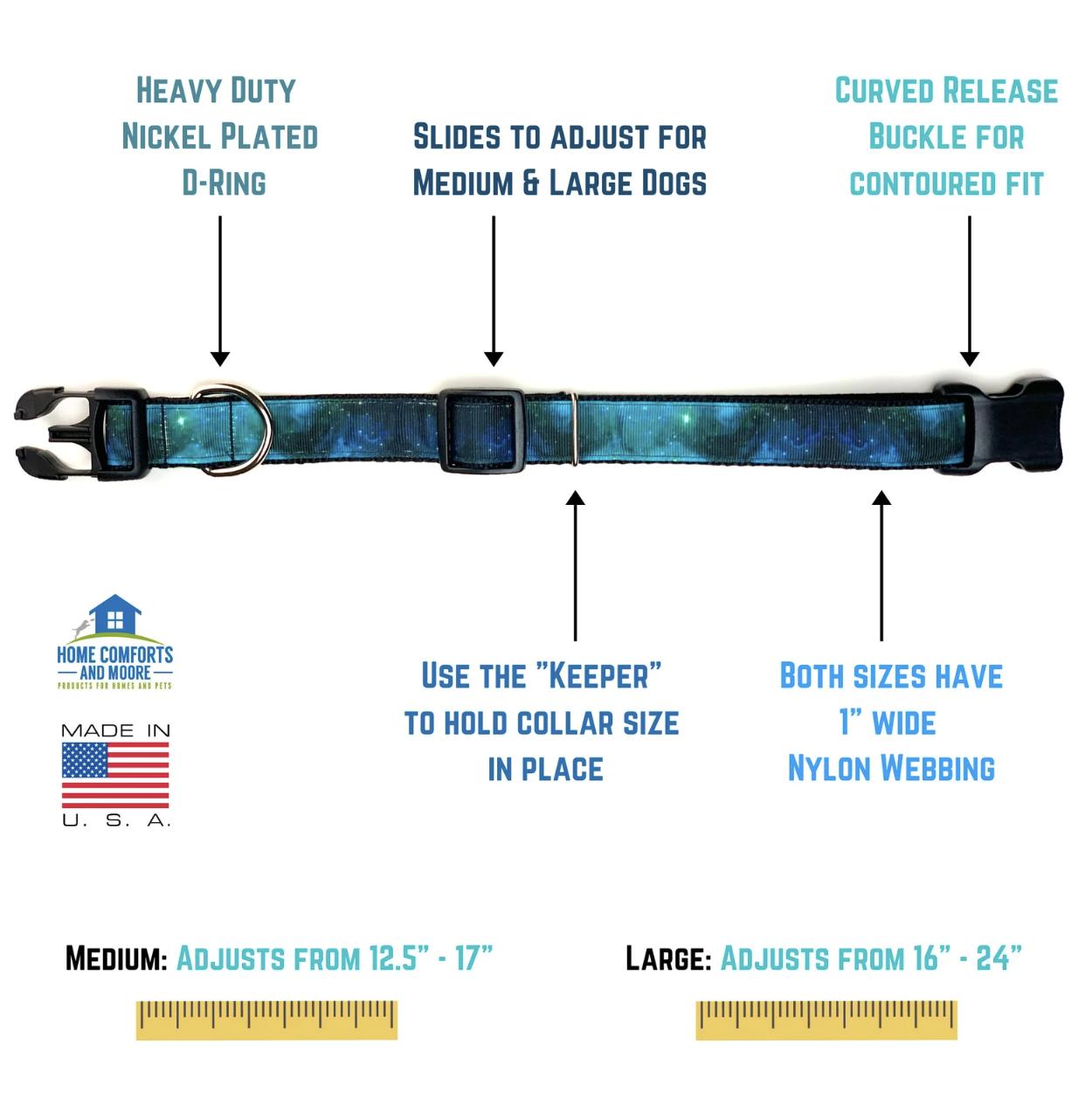 Thin Blue Line Dog Collar