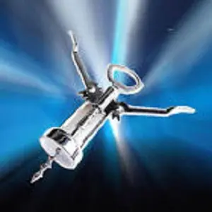 Bluedot Trading Chrome Wing Style Multifunctional Corkscrew Wine Bottle Opener for all Cork Stoppered and Beer Cap Bottles for use in Kitchen Restaurant Bars for Wine Enthusiast and Waiters