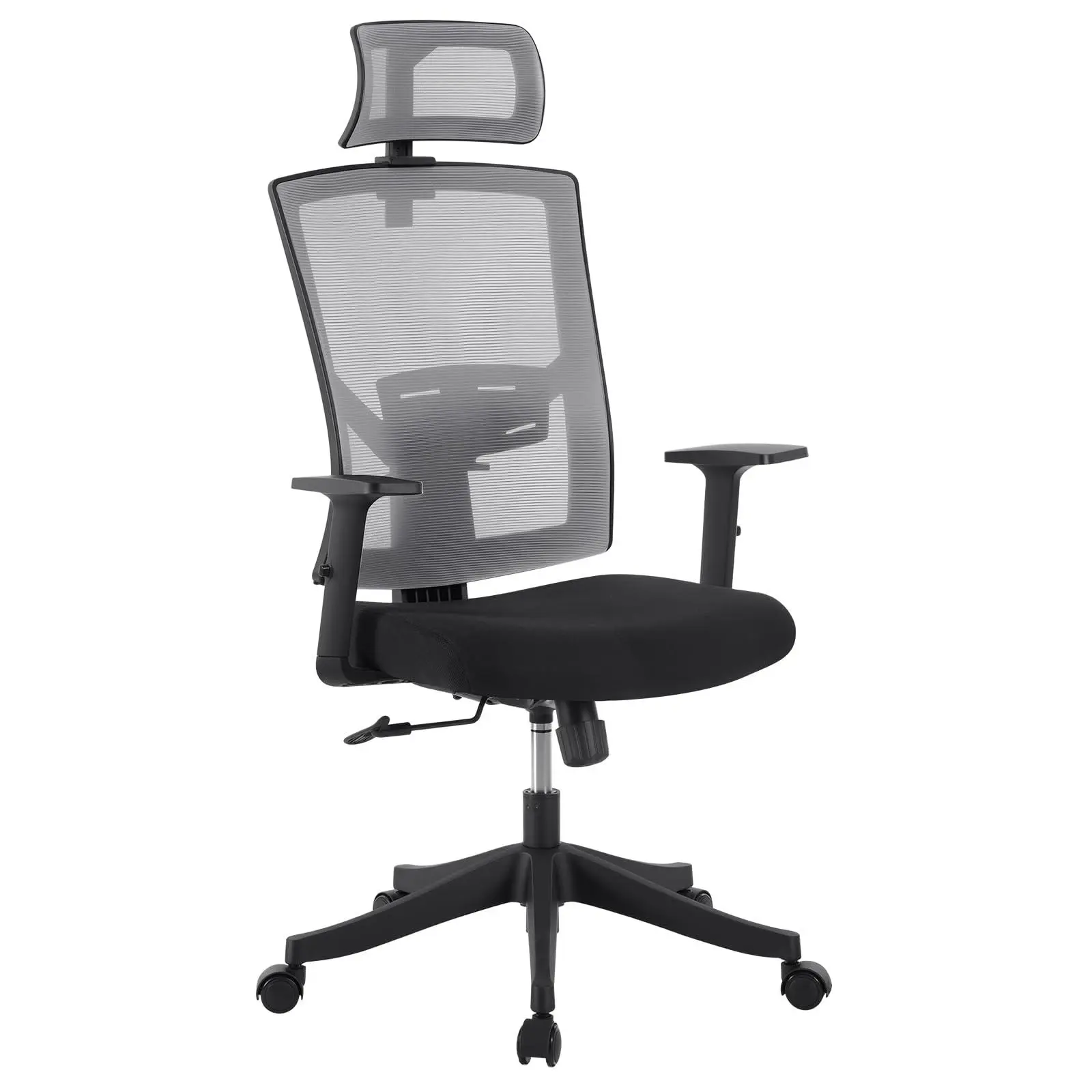 Garvee Ergonomic Mesh Office Chair with 4D Armrests, Dynamic Lumbar Support, Adjustable Headrest & Recline, 350 Lbs Capacity High Back Desk Chair for Home Office
