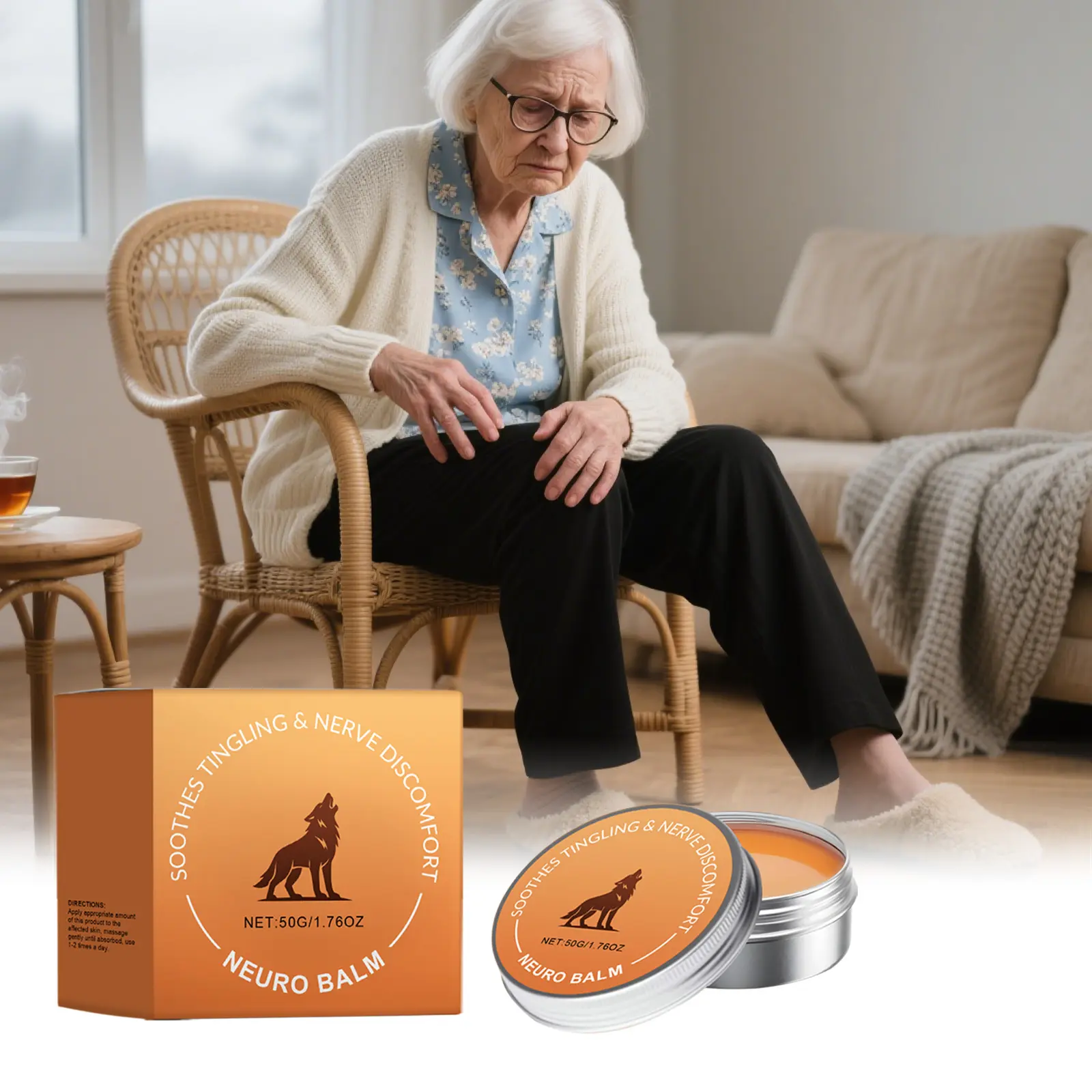 AMZ Glycerin Body Care Cream - Gentle Formula for Skin Care & Joint Soothing, Daily External Use with Massage Until Absorption, Moisturizers