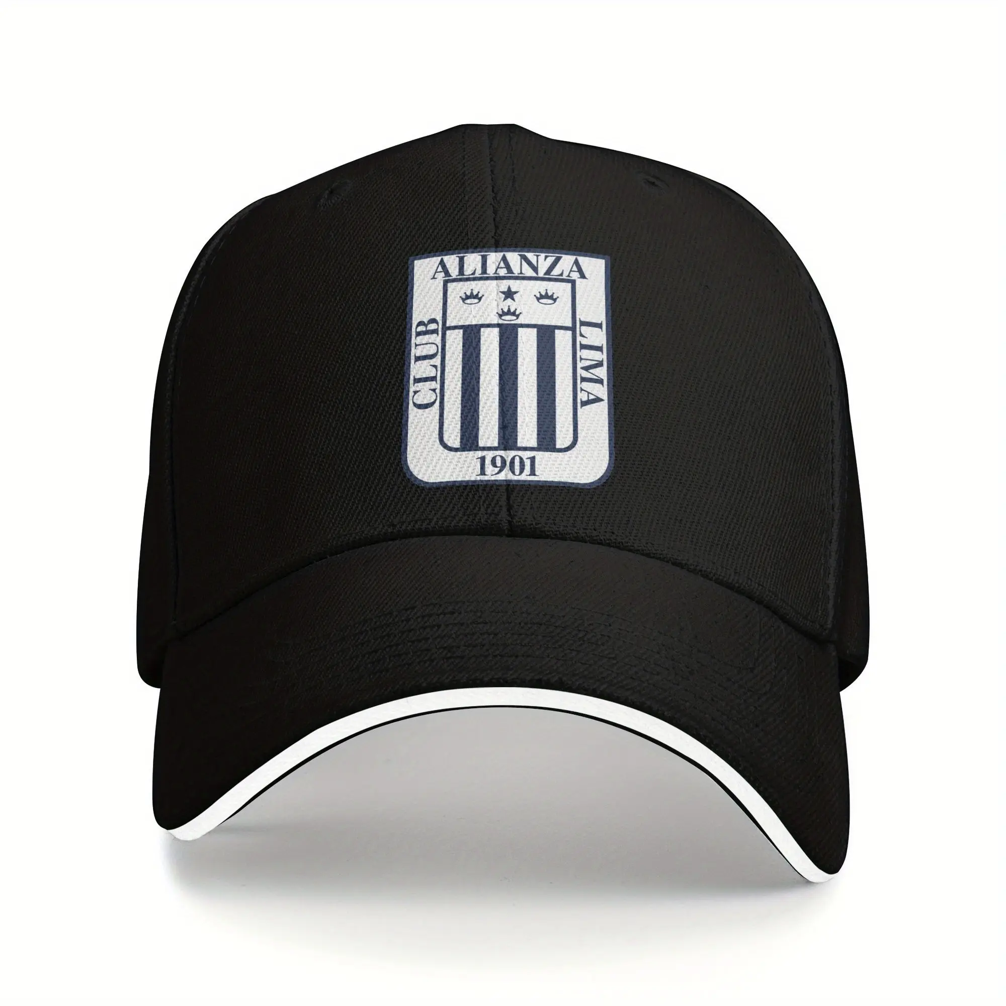 Unisex Lightweight Solid Color Polyester Sandwich Baseball Cap - Adjustable, Fashionable, for Casual Wear & Outdoor Activities, Clothing Accessory, Outdoor Wear, Fashion Hats