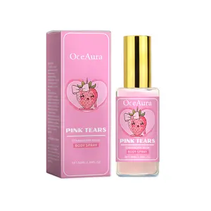 1-piece/2-piece Strawberry Body Spray Refreshing, Moisturizing, and Nourishing Strawberry Scented Perfume Spray