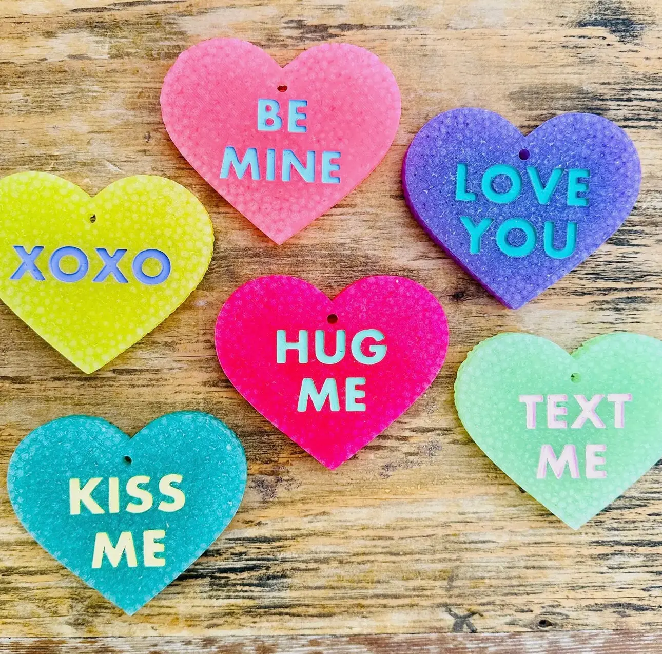 Valentines Conversation Heart Car Freshie